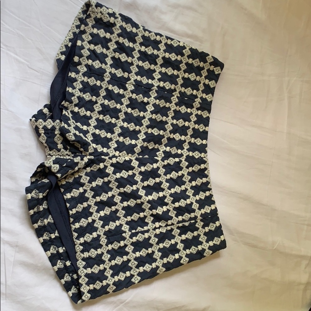 Blue and White Shorts